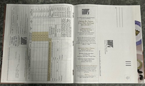 Vintage RARE 1995 Spring Catalog For GUMPS of San Francisco - Picture 2 of 4