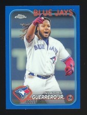 Vladimir Guerrero Jr 2024 Topps Chrome Blue Parallel #78 7/150 Blue Jays