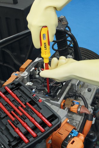 Laser Tools 9167 VDE Insulated Torque Screwdriver Set 1-6Nm 9 Piece - Picture 4 of 12