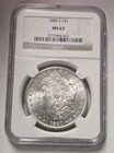 1880-S Morgan Silver Dollar NGC MS63