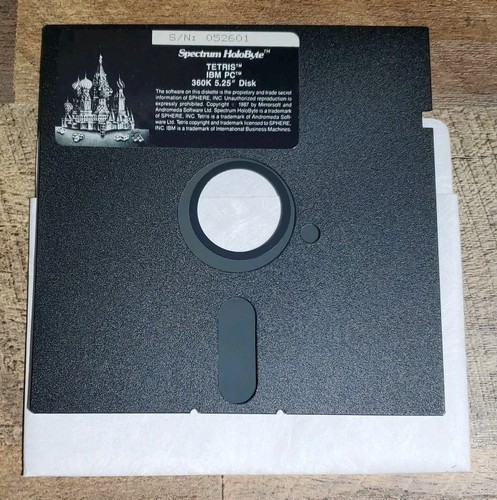 Disco Tetris IBM-PS/1 Compatible 3 1/2 Solo todo lo demás completo - Imagen 7 de 7