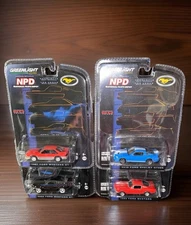 Greenlight  NPD Exclusive 50 Year Mustang Set 2008, 1987, 1965 and 2010 CHASE