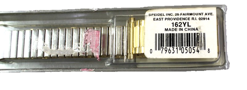 Speidel Twist-O-flex Expansion Watch Band Gold Tone 162YL 18-22MM X-Long - Picture 3 of 4