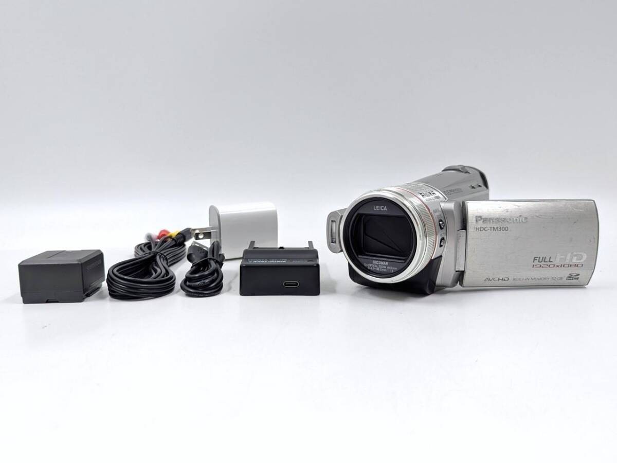 Good Panasonic HDC-TM300 FHD Camcorder w/ New Battery, &more