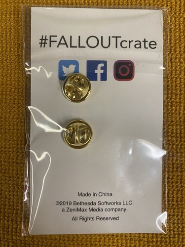 Bethesda Fallout Loot Crate #11 Energize Pin 2019 SEALED - Picture 2 of 2
