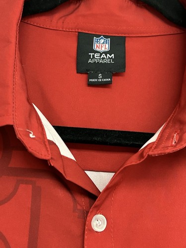 Camisa hawaiana ropa oficial del equipo de la NFL de los 49ers de San Francisco talla pequeña - Imagen 7 de 12