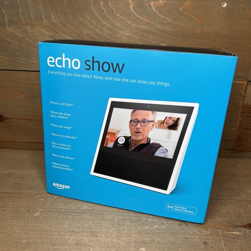 New Amazon Echo Show 1st Gen Smart Speaker Display Screen with Alexa White - Picture 4 of 10