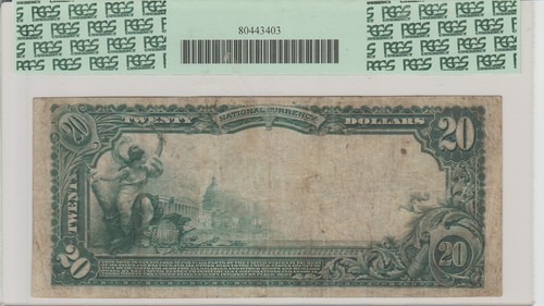 1902 $20 RED SEAL THE NIXON NB RENO NEVADA 2014 SALE $52,875 - Picture 2 of 2