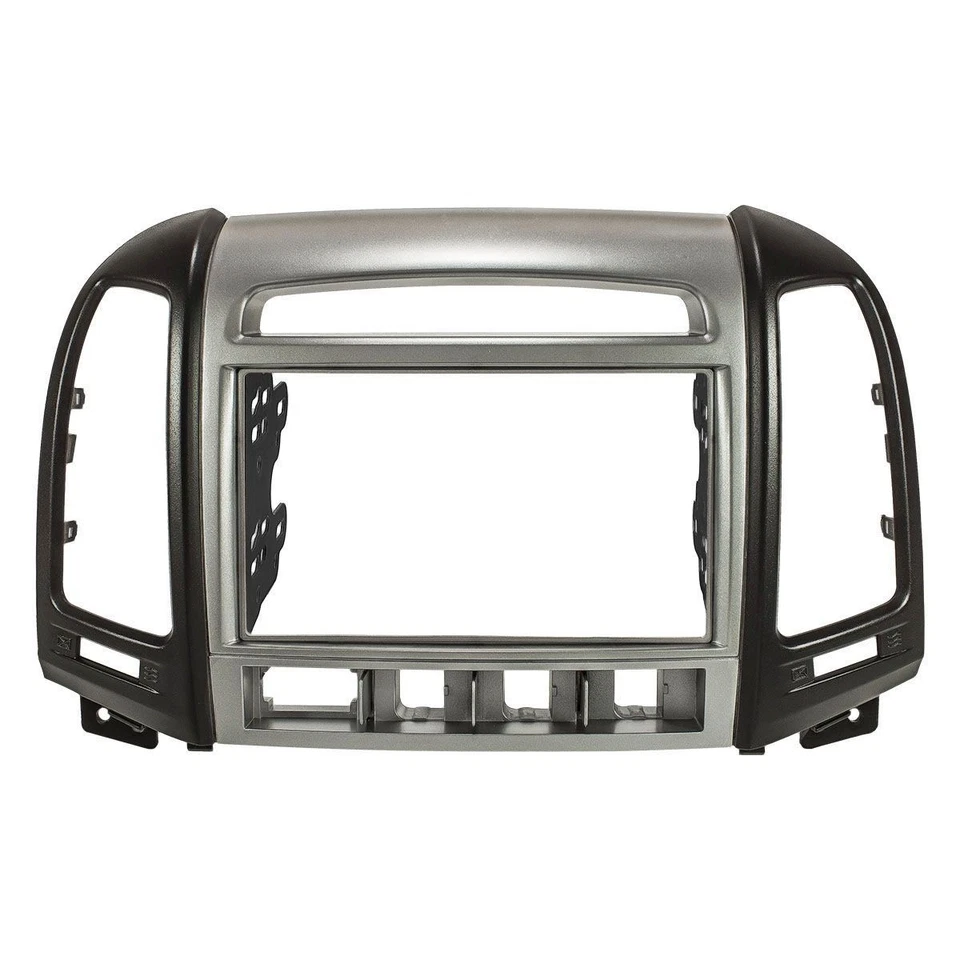 Cache radio double DIN compatible avec Hyundai Santa Fe CM Facelift 4 interru... - Photo 1/3