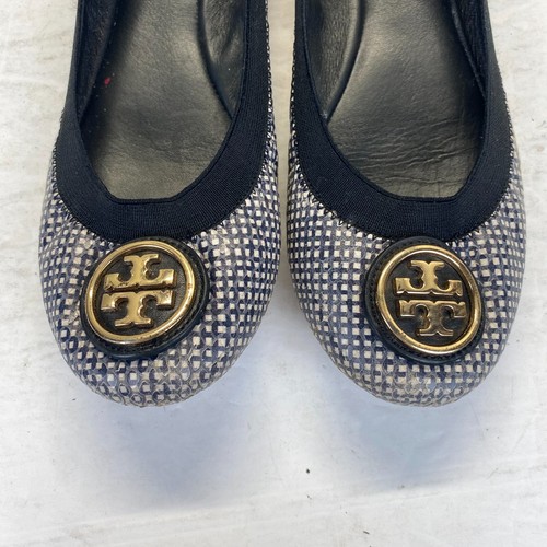 Tory Burch Caroline Black/white Polka Dot Ballet Flats, Size 8M,Womens - Picture 10 of 11
