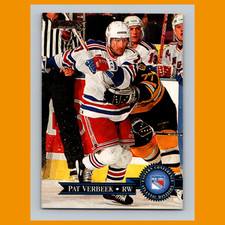 Pat Verbeek #29 1995 Donruss New York Rangers Hockey Card NHL NM