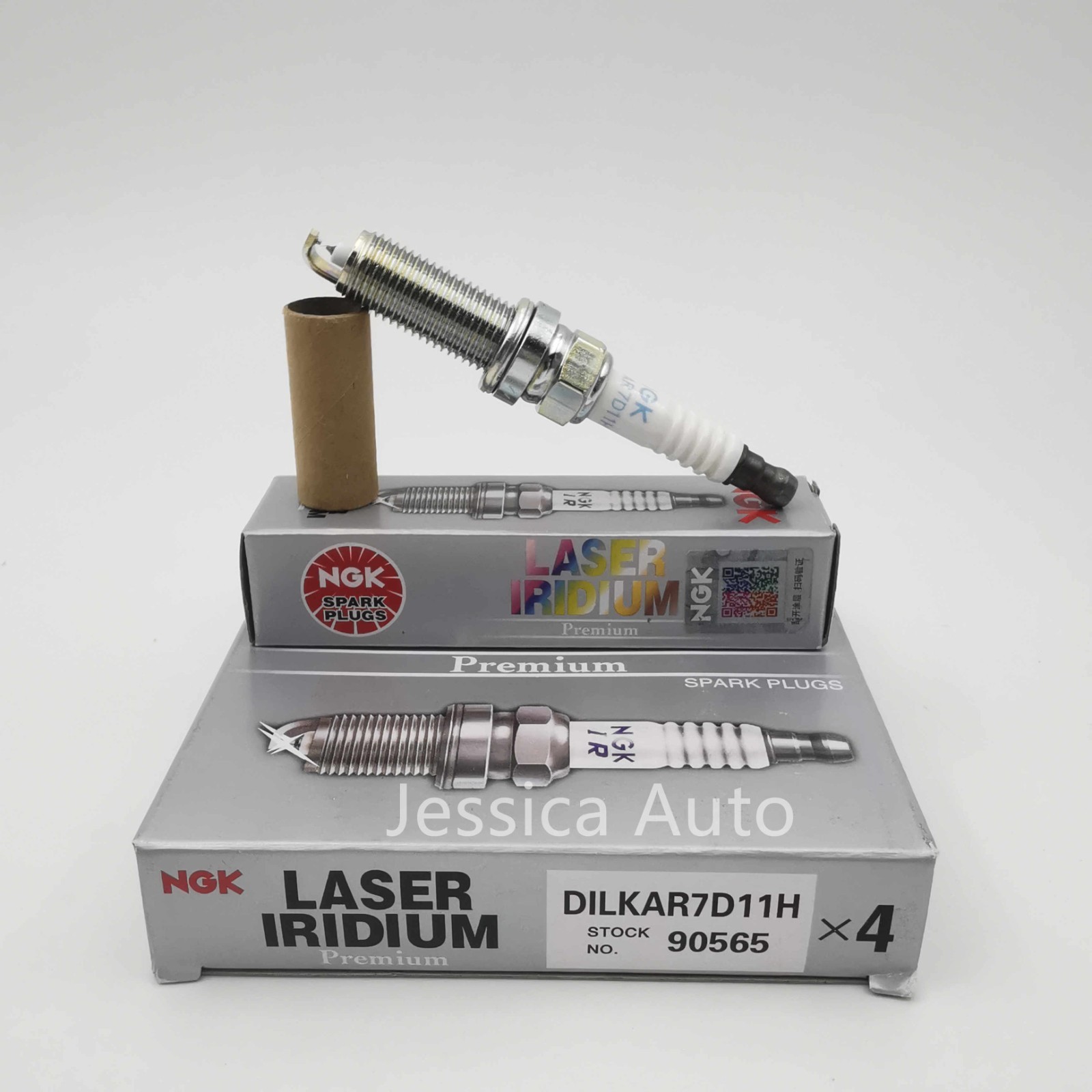 4 - NGK 90565 DILKAR7D11H Laser Iridium Spark Plug FITS NISSAN ROGUE QASHQAI