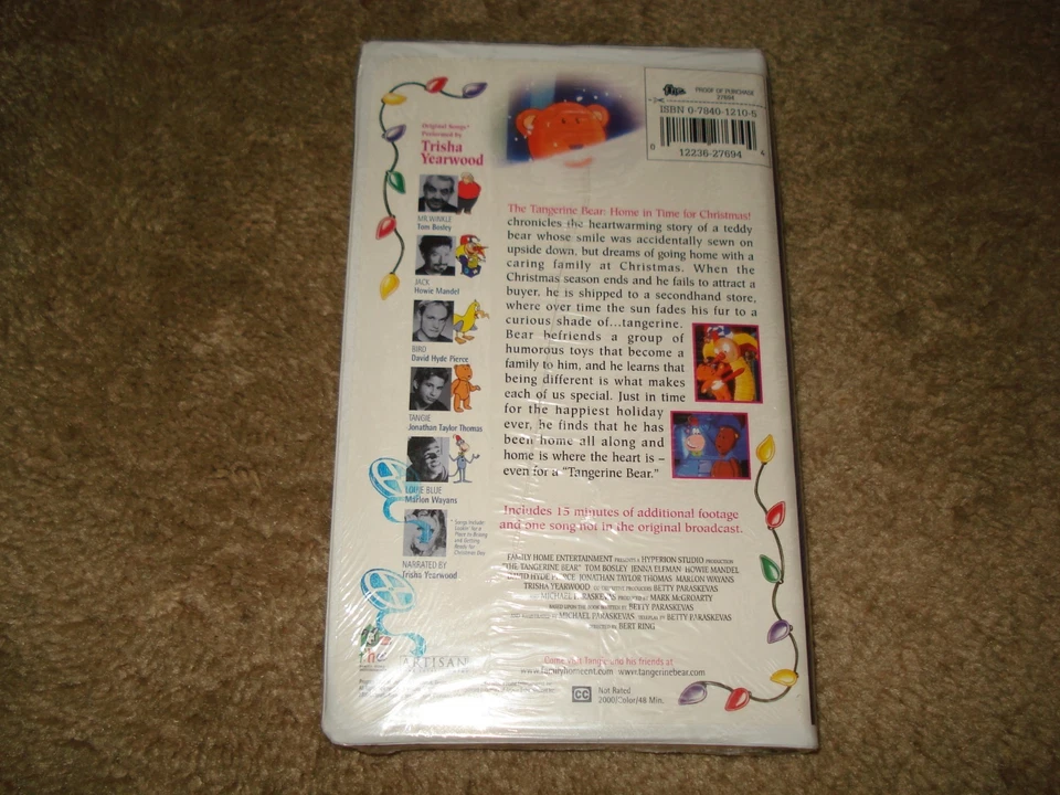 New The Tangerine Bear Home in Time for Christmas VHS Animated Video Tape 2000 - Image 2 of 2