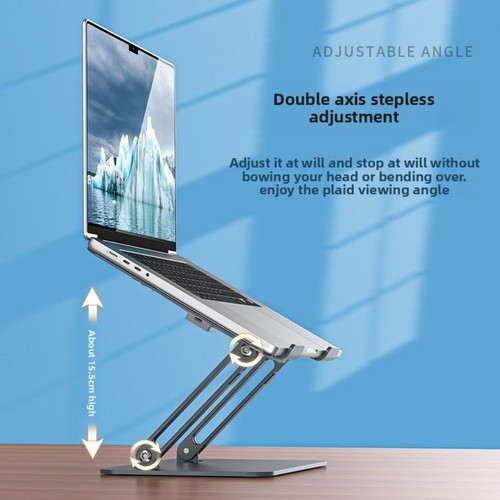 Carbon Steel Laptop Stand With Fan Laptop Cooler for 10-17inch - Picture 5 of 10