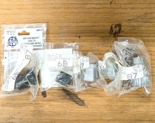 Park Tool Lifu Bicycle Bike BBT-2, BBT-5, Bottom Bracket Shimano, Campy Lot of 5