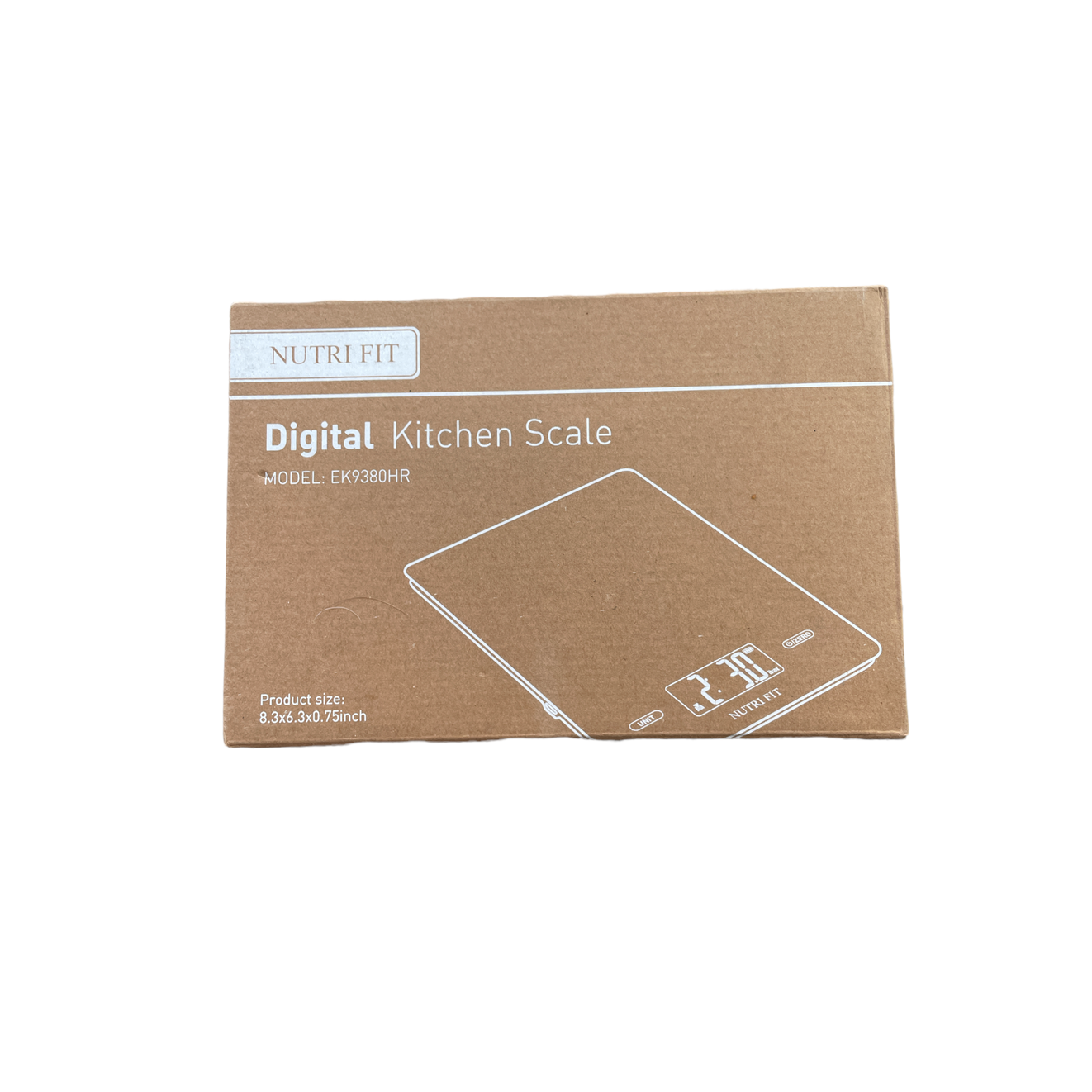 NUTRI FIT Rechargeable USB Food Scale Digital Kitchen Measurement - Photo 2 sur 5
