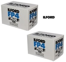 Ilford B&W FP4 PLUS 135-36 Film - FAST Dispatch - 2 Packs - From Top UK Seller