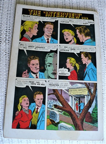 TALES FROM THE TOMB #1 - 1962 - DELL - RARE BACK COVER VARIANT - Picture 5 of 9