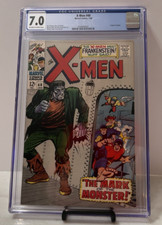 1968 Marvel X-Men # 40, CGC 7.0 OW/W Pgs, Origin of Cyclops, Frankenstein Cover