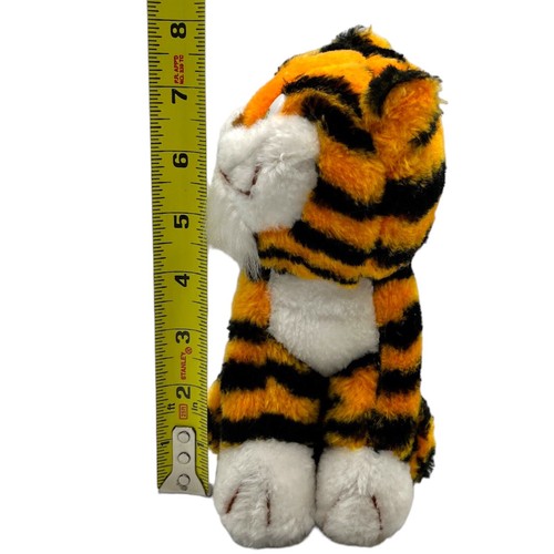 Vintage ACE Novelty Company 8” Plush Tiger Carnival Stuffed Toy Hairy Chin - Imagen 5 de 5