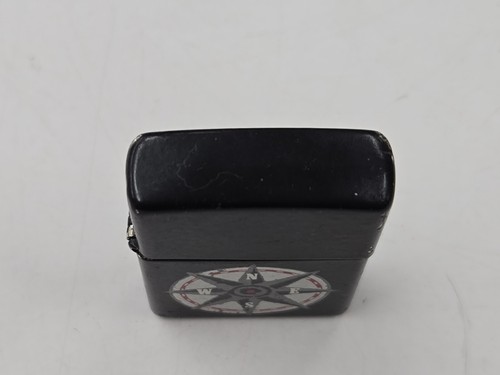 Vintage Zippo Cigarette Lighter With Multicolored Compass On Front. USA - Picture 5 of 12