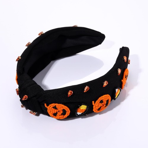 Halloween Headband for Women Halloween Accessories Rhinestone Beaded Candy Co... - Picture 2 of 5