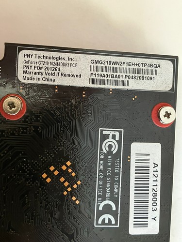 PNY NVIDIA GeForce 210 VCGG2101D3XPB Graphics Card - Picture 2 of 5