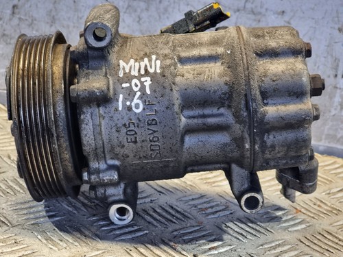 MINI COOPER D AC COMPRESSOR 01077608762 1.6L DIESEL MANUAL HATCHBACK 2007 - Picture 8 of 10