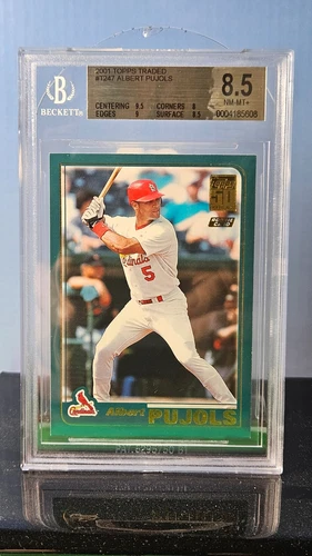 2001 Topps Traded #T247- ALBERT PUJOLS Rookie RC BGS 8.5