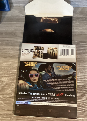 X-Men Origins: Wolverine, The Wolverine, Logan 3 Blu Ray Movie Set w/9 Cards - Picture 15 of 17