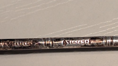 Lot of 5 Chinese Silver Spoons 5" - Picture 11 of 12