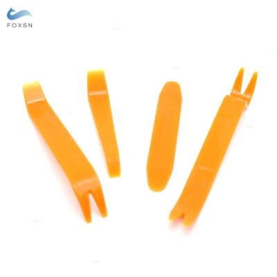 4Pc Yellow Auto Radio Panel Door Clip Panel Dash Removal Installer Repair Tools - image 1 of 4