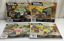 Tonka Build Your Own Wooden Vehicles Set Wood Pieces Stickers