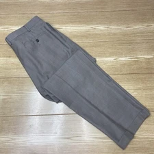 Pantalon Plisado De Salir Para Hombre Marron Talla 38/29 De Oficina Con Punos