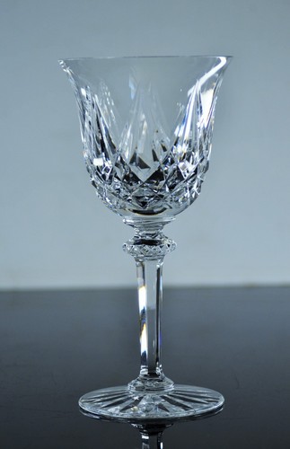 ANCIENNE 1 VERRE A VIN EAU CRISTAL TAILLE MODELE SAMMY TAILLE ST LOUIS 18,5cm - Bild 2 von 24