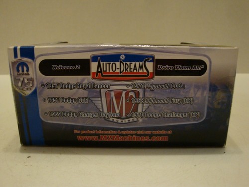 M2 Auto-Dreams 1958 Plymouth Fury MP02 13-17 Limited 5 k 1:64 diecast C42-270 - Imagen 10 de 10