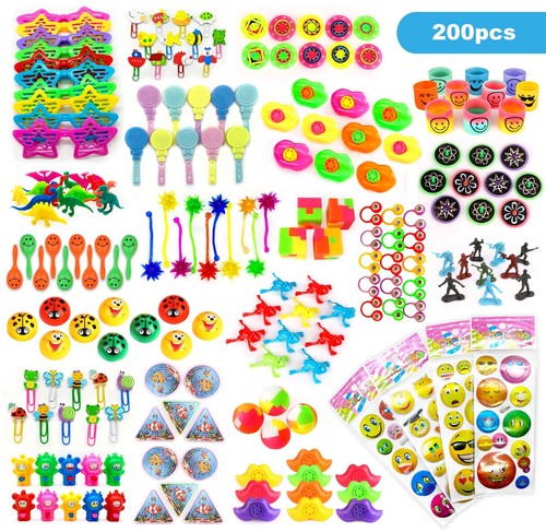 Fun Box mit Preisen für Kinder Großpackung kleines Spielzeug Geburtstag Party Gefälligkeiten 200er-Pack - Bild 2 von 12