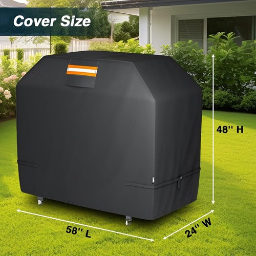 Gas Grill Cover 58 inch Outdoor BBQ Grill for Cover Waterproof Heavy Duty 420D - Picture 6 of 9
