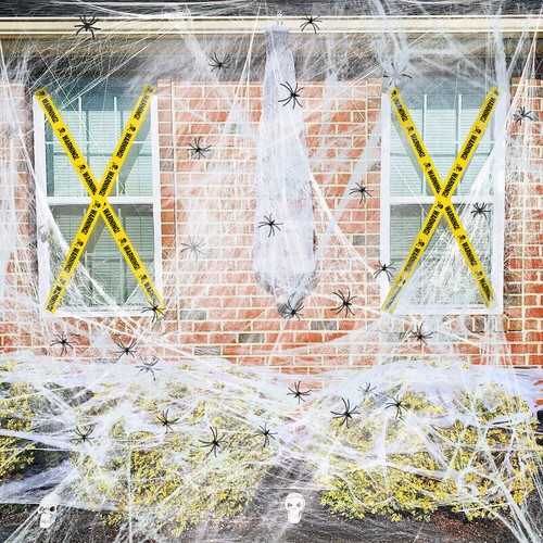 Halloween Hanging Decoration Giant Realistic Hairy SPIDER Outdoor Yard Decor - Picture 93 of 95