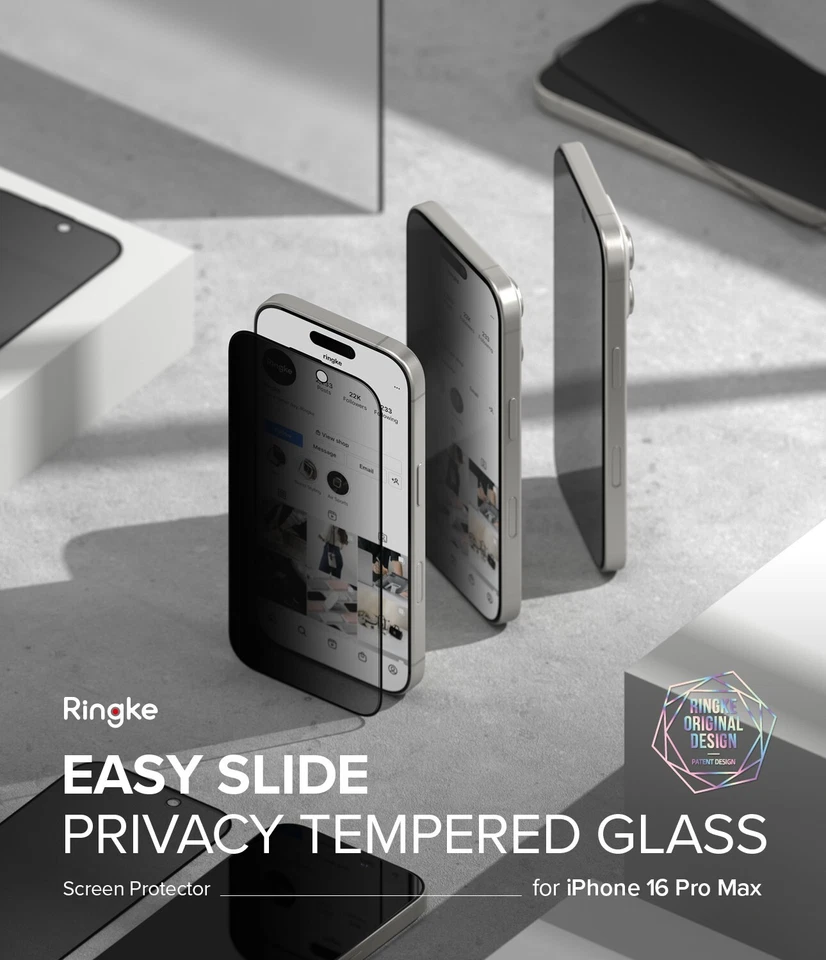 Easy Slide Tempered Glass