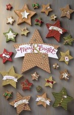 Stampin Up Simply Created Many Merry Stars Craft Kit Christmas Ornaments Boxes