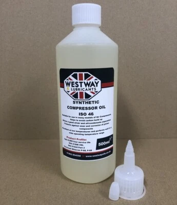 WESTWAY LUBRICANTS Bambi Compatible Compressor Oil Synthetic ISO 46 500ml