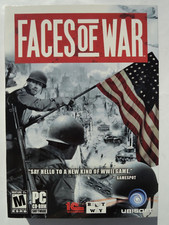 Faces Of War PC Game Ubisoft WWII RTS Shooter Tanks Wartime CD ROM NEW SEALED