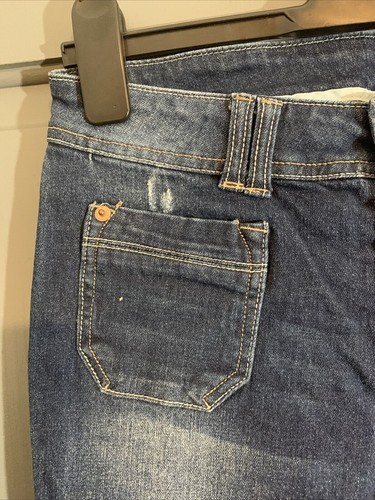 Denim Life by PIMKIE Flared Hippie Boho Jeans - size 38 - VGC - Picture 6 of 11