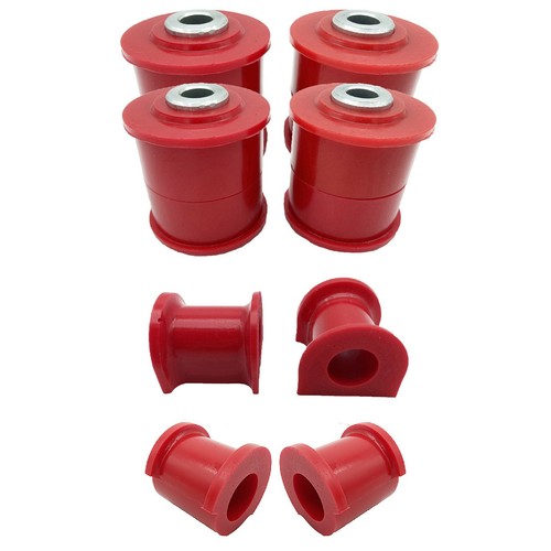 8x VW Transporter T6 (15-24) Rear & ARB 24mm Poly PSB Bushing Kit (RED) - Picture 3 of 4