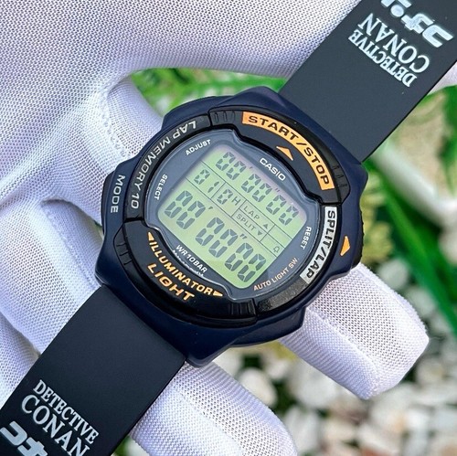 Vintage Casio WS-100H Digital LCD Chrono-Alarm 10 Lap Memory Men Watch Mod. 2069 - 第 3/12 張圖片