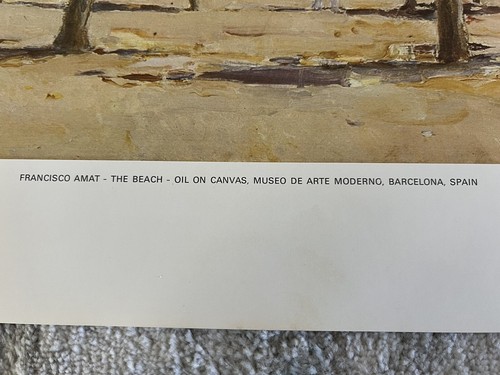 Vintage Lithograph Made In Spain - Picture 2 of 3