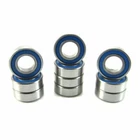 TRB RC 6x12x4mm Precision Ball Bearings ABEC 3 Rubber Sealed BLU (10)