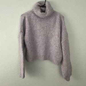 Dilvin Brick Knit Turtleneck Long Sleeve Cropped Sweater From Turkey Size M Ebay