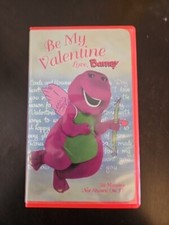 Be My Valentine Love, Barney-RARE-Never On TV-Red Clamshell Case-VHS